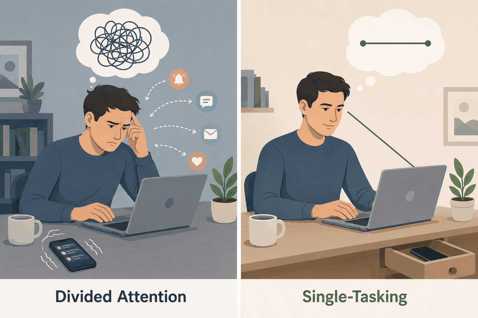 neuropsychology - attention, focus, distraction